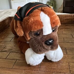 14" Vintage Harley Davidson Biker Club Outlaw Rottweiler Bandanna Bean Plush Dog